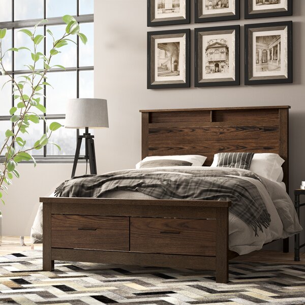 Prinsburg solid wood low shop profile platform bed foundry select